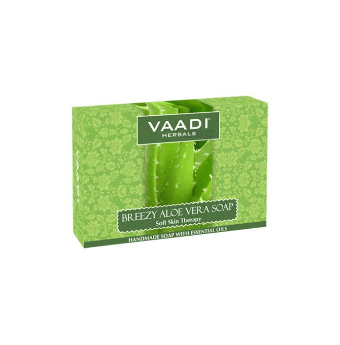 Vaadi Herbals Value Pack of 3 Breezy Aloe Vera (75gm Each)