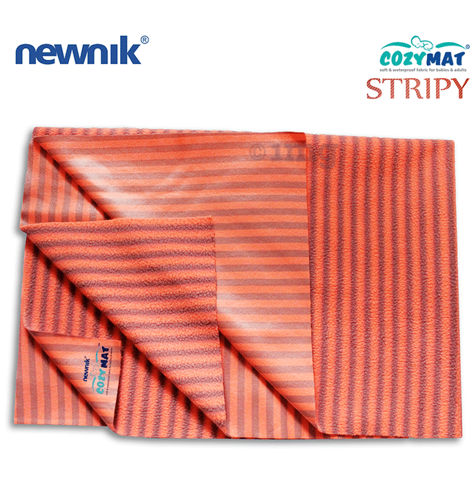 Newnik Cozymat Stripy Soft (Narrow Stripes) (Size: 140cm X 200cm) Extra Large Coral