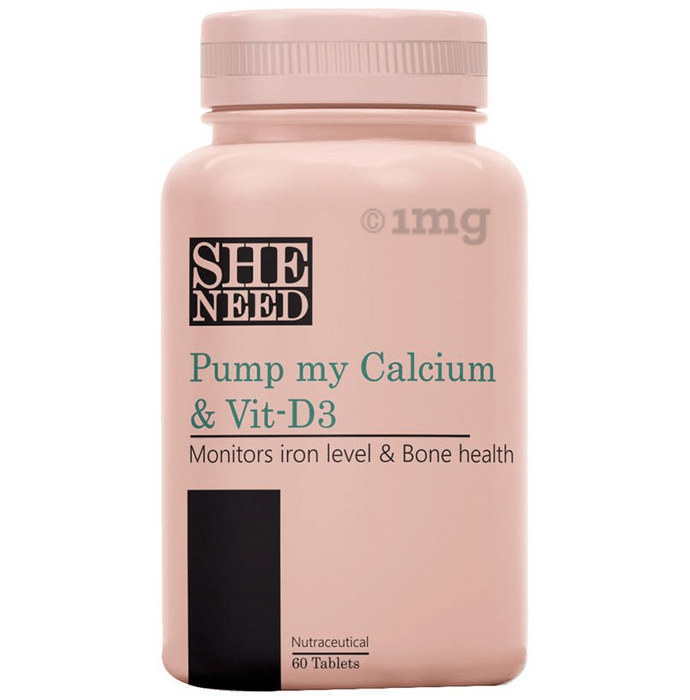 SheNeed Pump My Calcium & Vit-D3 Tablet
