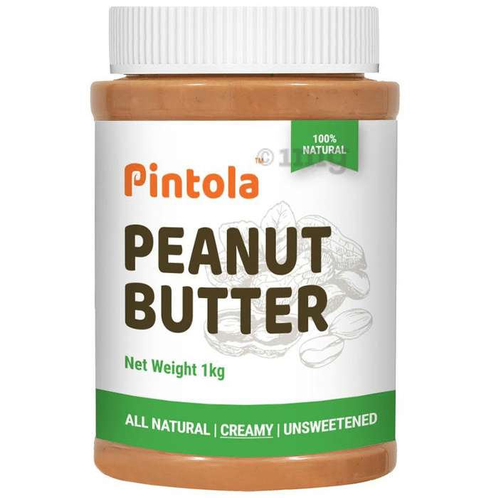 Pintola All Natural Peanut for Weight Management & Healthy Heart | Butter Creamy Unsweetened
