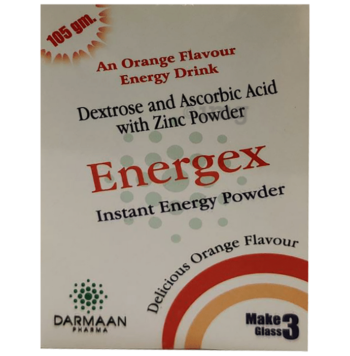 Energex Instant Energy Powder Delicious Orange