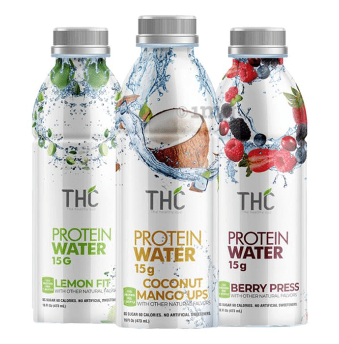 THC Protein Water Variety Pack (473ml Each)