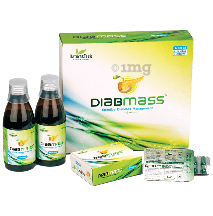 Diabmass (A Kit of 2x150ml Syrup and 3x10 Capsules)