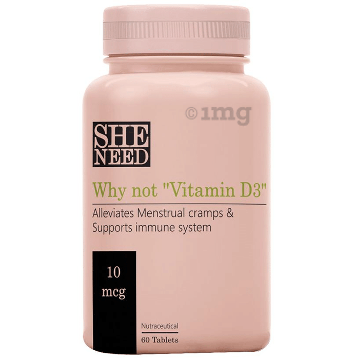SheNeed Why Not "Vitamin D3" Tablet