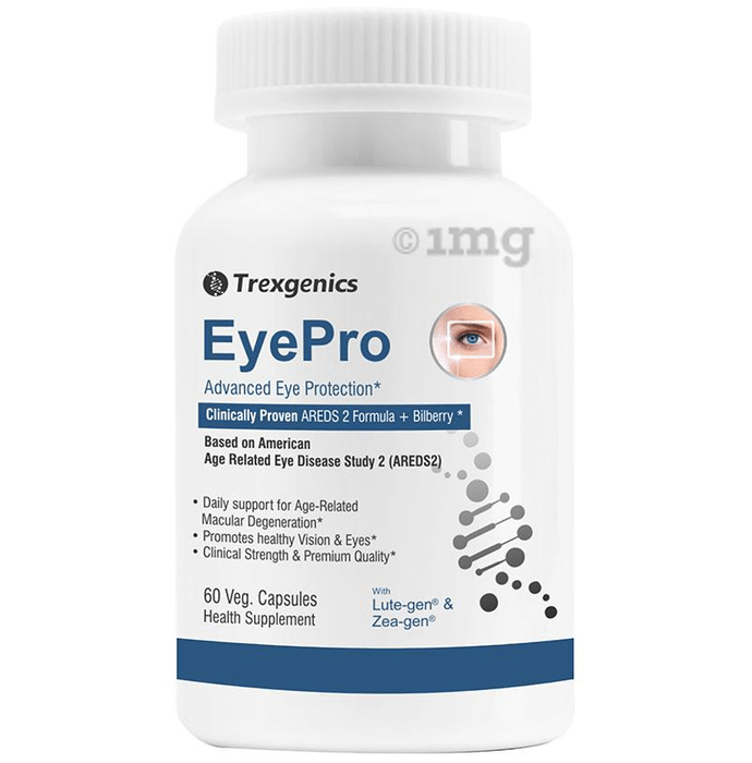 Trexgenics EyePro AREDS2 Eye Care Veg Capsule