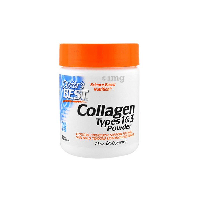 Doctor's Best Collagen Types 1 and 3 Powder | For Hair, Skin, Nails, Tendons, Ligaments & Bones