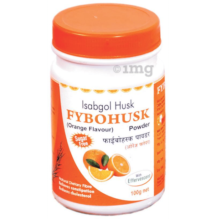 Fybohusk Powder Orange with Effervescent