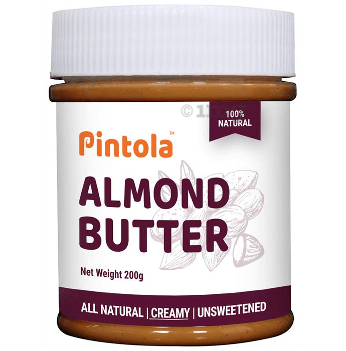 Pintola All Natural Almond Butter Creamy Unsweetened