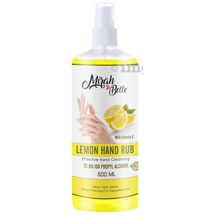 Mirah Belle Hand Rub Spray Sanitizer (500ml Each) Lemon with Vitamin E