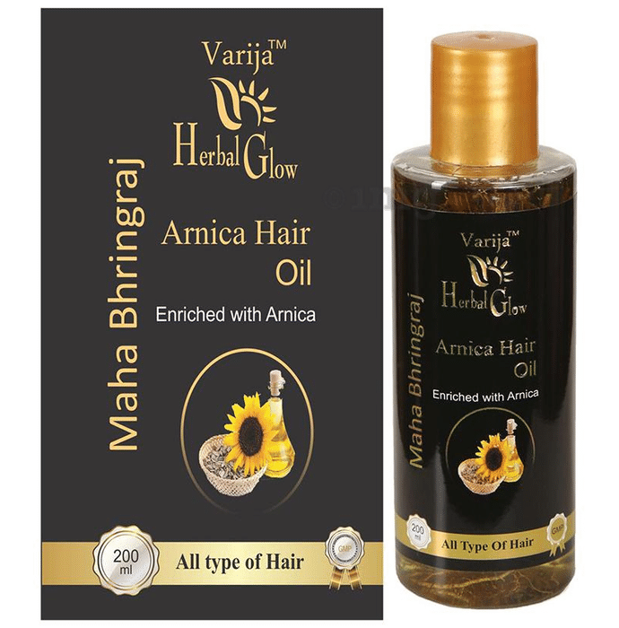 Varija Herbal Glow Maha Bhringraj Hair Oil Arnica
