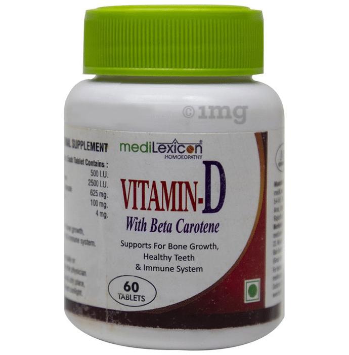 Medilexicon Vitamin-D with Beta Carotene Tablet