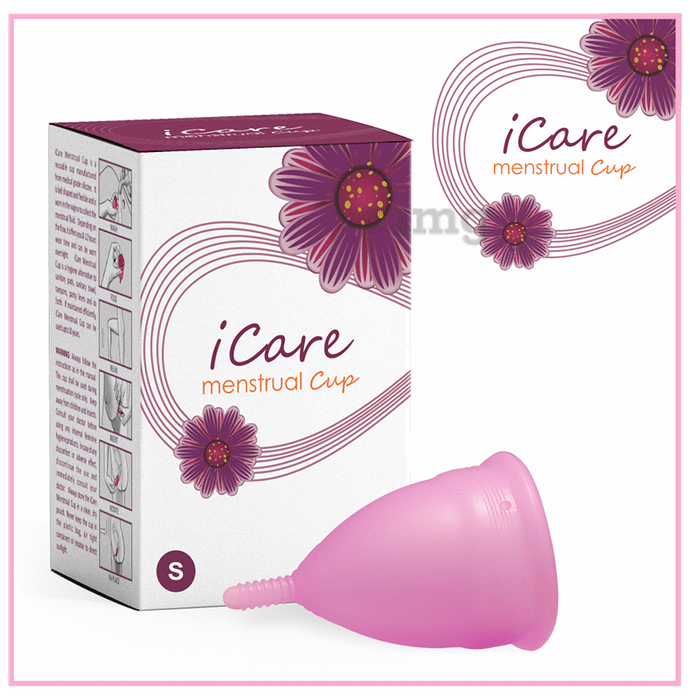 iCare Hygienic Menstrual Cup Reusable, Washable Small Before Delivery or Upto Age 25 Years