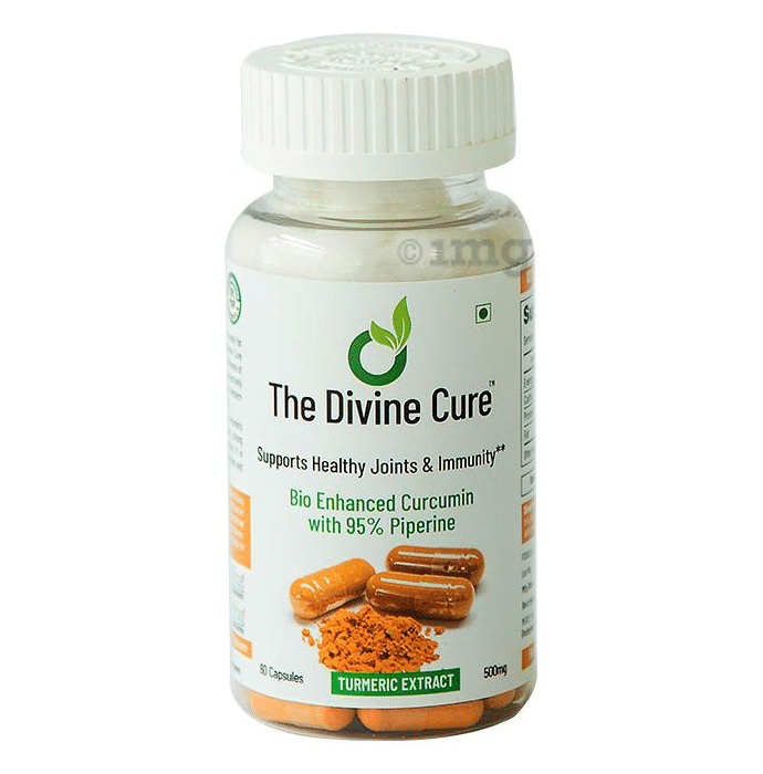 The Divine Cure Bio Enhanced Curcumin with 95% Piperine Capsule