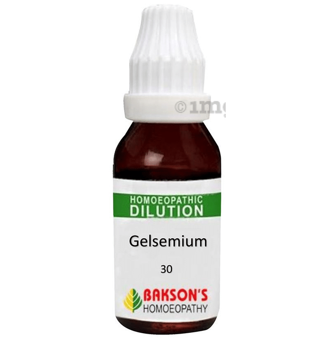 Bakson's Homeopathy Gelsemium Dilution 30 CH