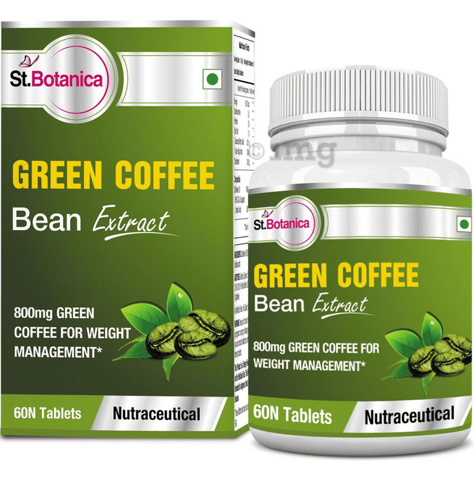 St.Botanica Green Coffee Bean  Extract  800mg Tablet
