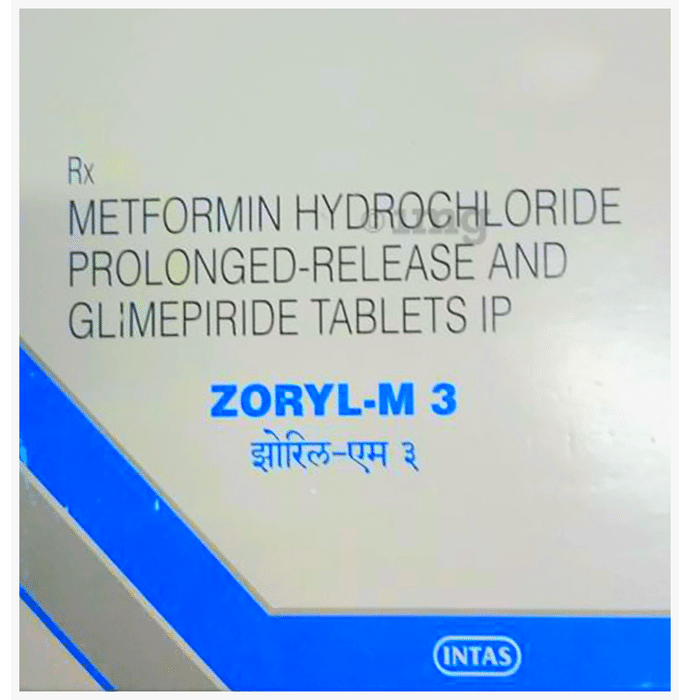 Zoryl M 3mg/500mg Tablet PR