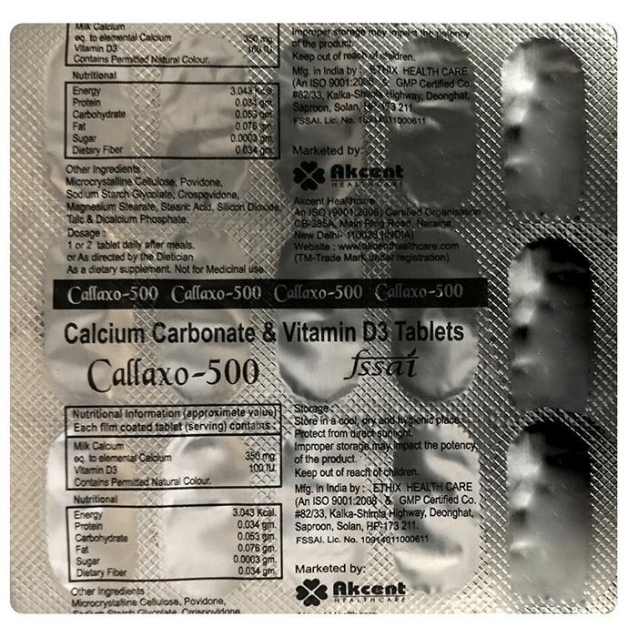 Callaxo 500 Tablet