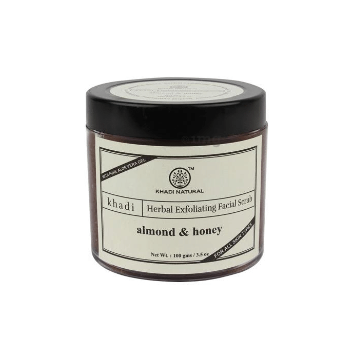 Khadi Naturals Almond & Honey Herbal Exfoliating Facial Scrub