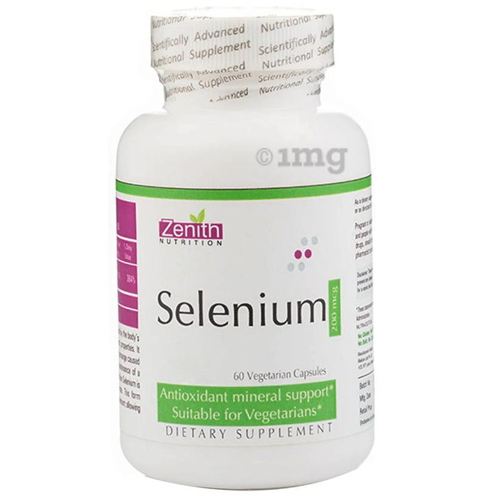 Zenith Nutrition Selenium 200mcg Capsule