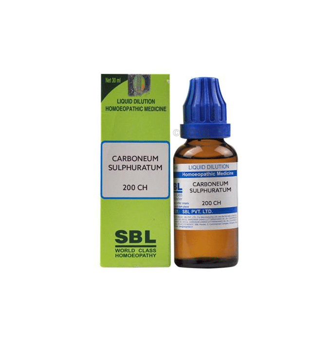 SBL Carboneum Sulphuratum Dilution 200 CH