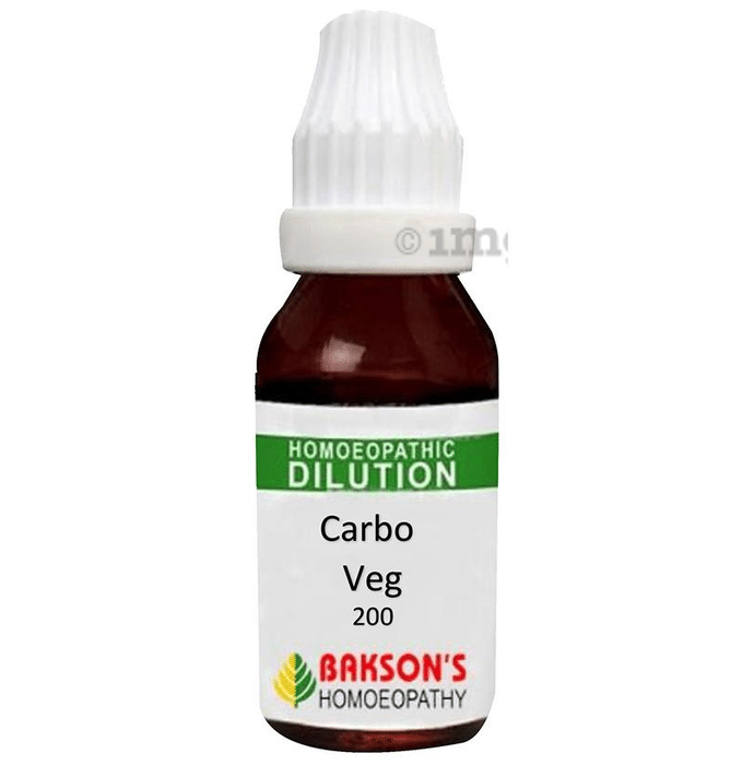 Bakson's Homeopathy Carbo Veg Dilution 200 CH