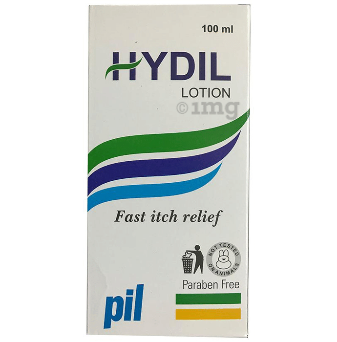 PIL Hydil Lotion - Fast Itch Relief Lotion - Relieves Itchiness & Dryness Paraben Free