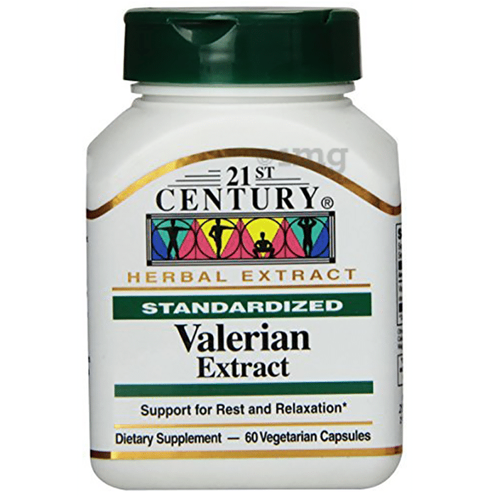 21st Century Valerian Extract Vegetarian Capsules