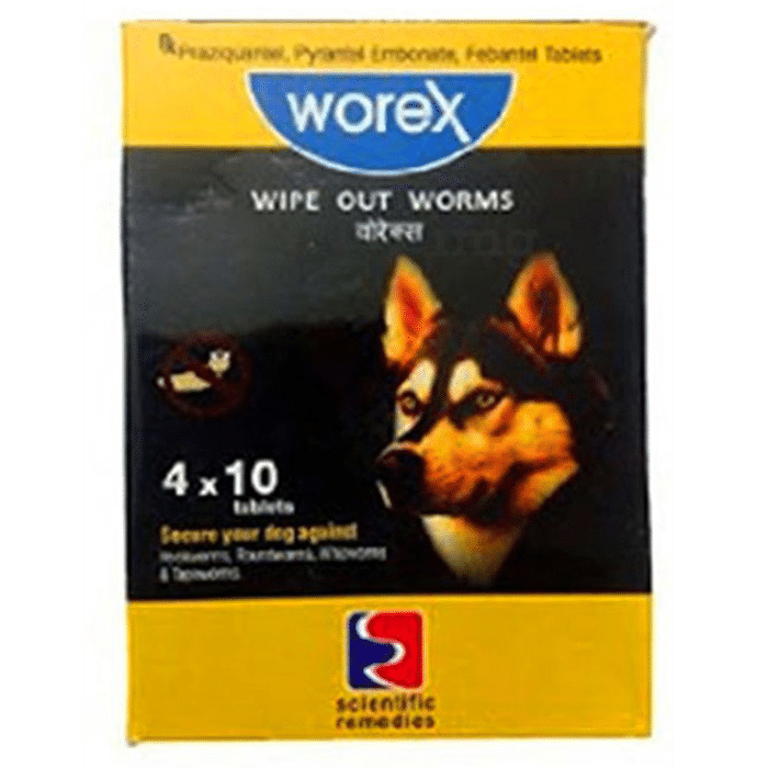Beaphar Worex Wipe Out Worms (Deworming) Tablets for Dogs