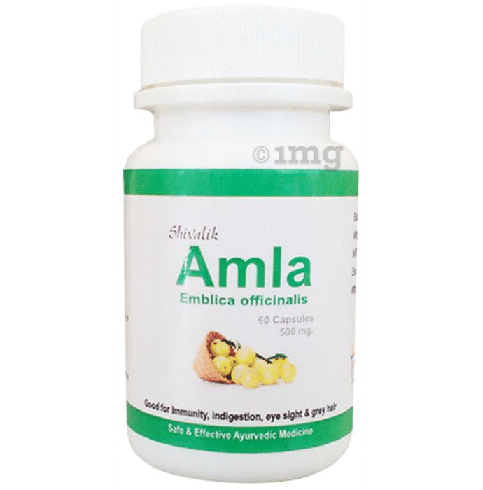 Shivalik Herbals Amla- Emblica officinalis 500mg Capsule