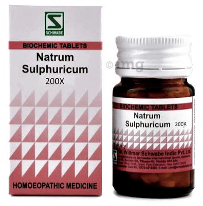 Dr Willmar Schwabe India Natrum Sulphuricum Biochemic Tablet 200X