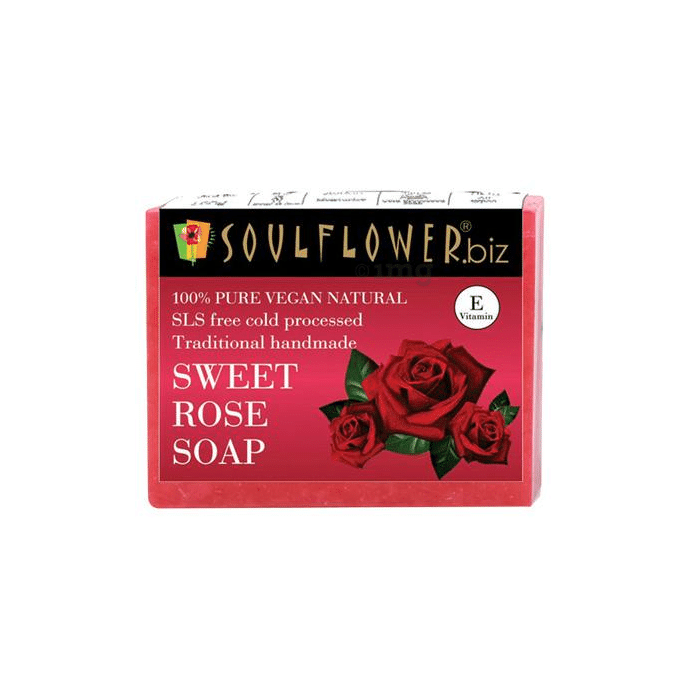 Soulflower Sweet Rose Soap