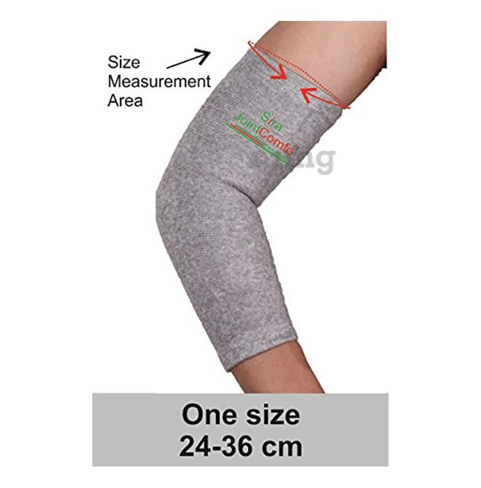 Sira Bamboo Charcoal Elbow Sleeve Support