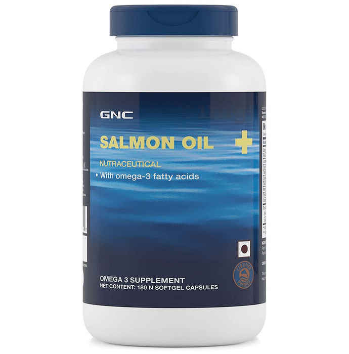 GNC Salmon Oil Plus Softgel Capsules