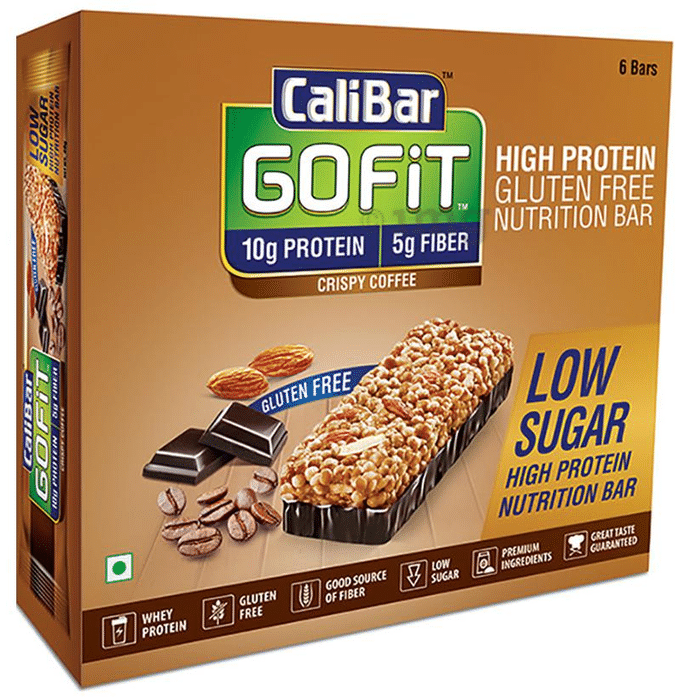 CaliBar Gofit Protein Bar Crispy Coffee