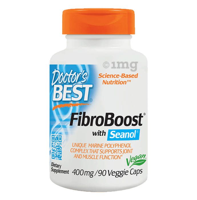 Doctor's Best FibroBoost with Seanol 400mg Veggie Capsule | For Joint & Muscle Function