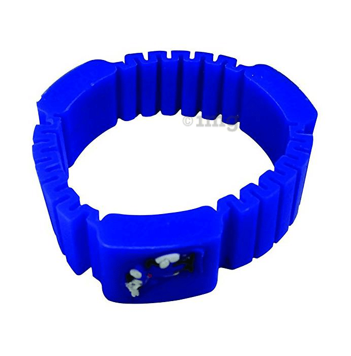 Surety for Safety Mosquito Repellent Bracelet Blue