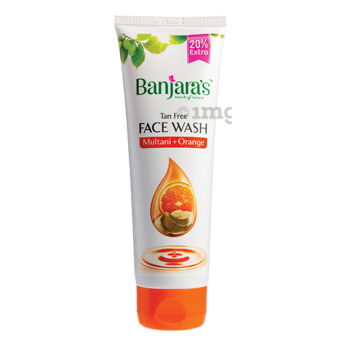 Banjara's Multani Mitti and Orange Tan Free  Face Wash