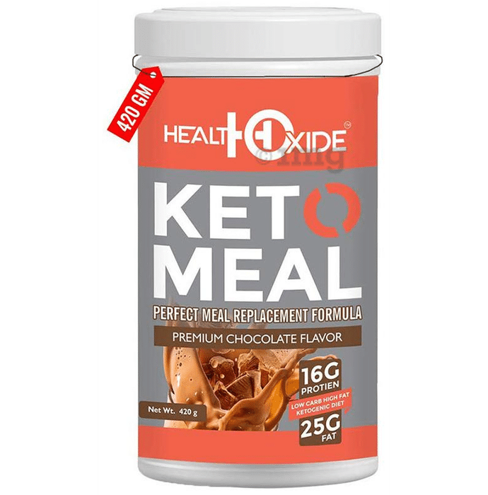 HealthOxide Keto Meal Powder Premium Chocolate
