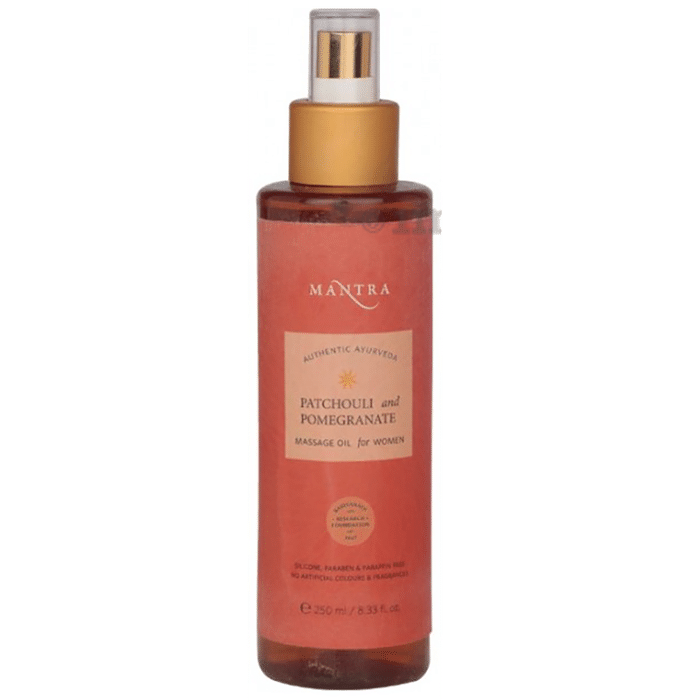 Mantra Patchouli and Pomegranate Massage Oil for Women