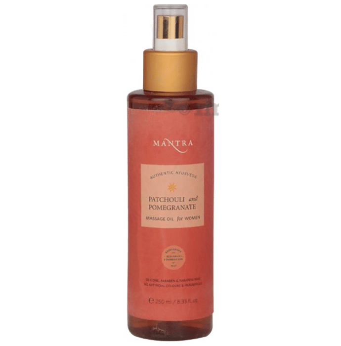 Mantra Patchouli and Pomegranate Massage Oil for Women