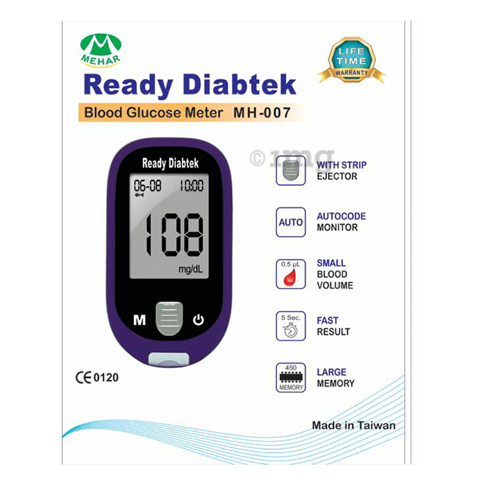 Ready Diabtek MH 007 Blood Glucose Monitor