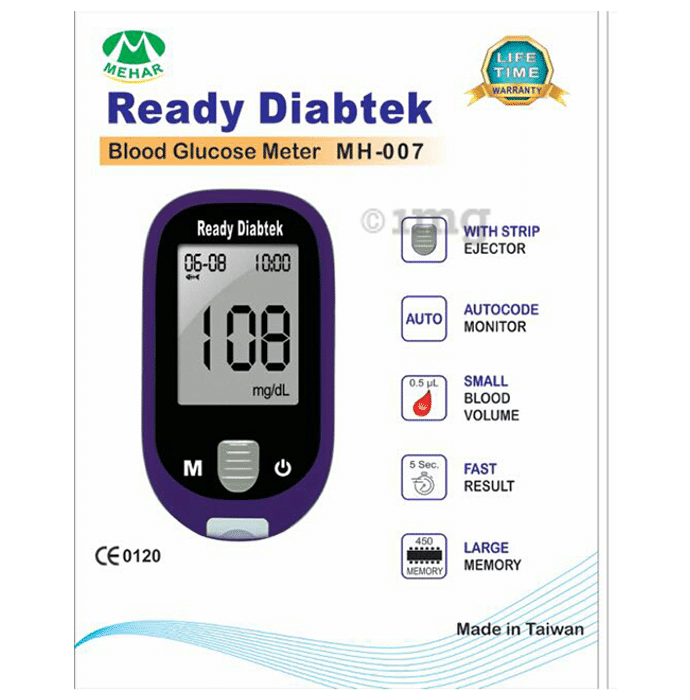 Ready Diabtek MH 007 Blood Glucose Monitor