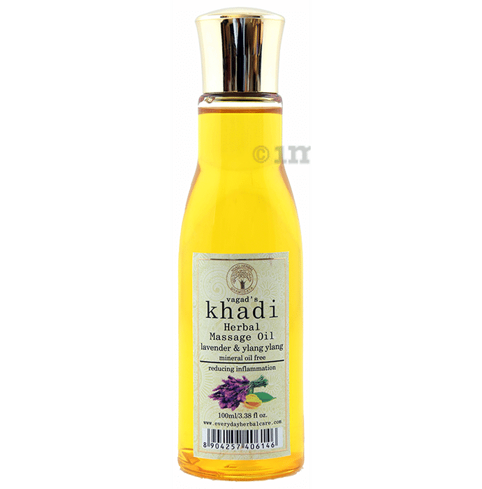 Vagad's Khadi Lavender & Ylang Ylang Herbal Massage Oil