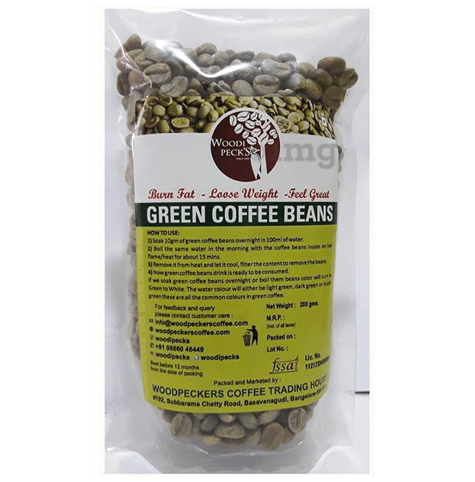 Woodi Peck's Coffee Beans Green Coffee Unroasted