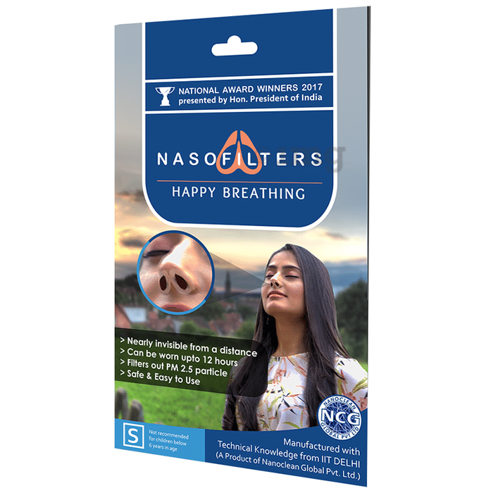 Nasofilters Monthly Pack Set of 24 and 6 Complimentary Small