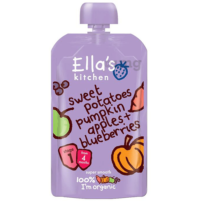 Ella's Kitchen Sweet Potatoes Pumpkin Apples & Blueberries