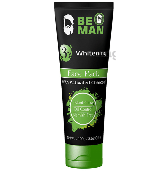 Be O Man Activated Charcoal and Skin Lightening Face Pack