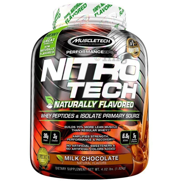 Muscletech Performance Series Nitro Tech Whey Peptides & Isolate Milk Chocolate