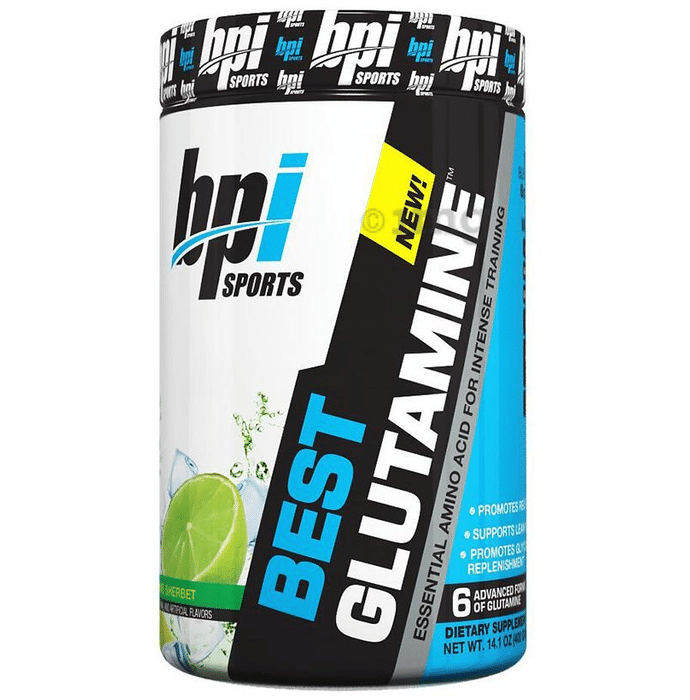 BPI Sports Best Glutamine Powder Lime Sherbet