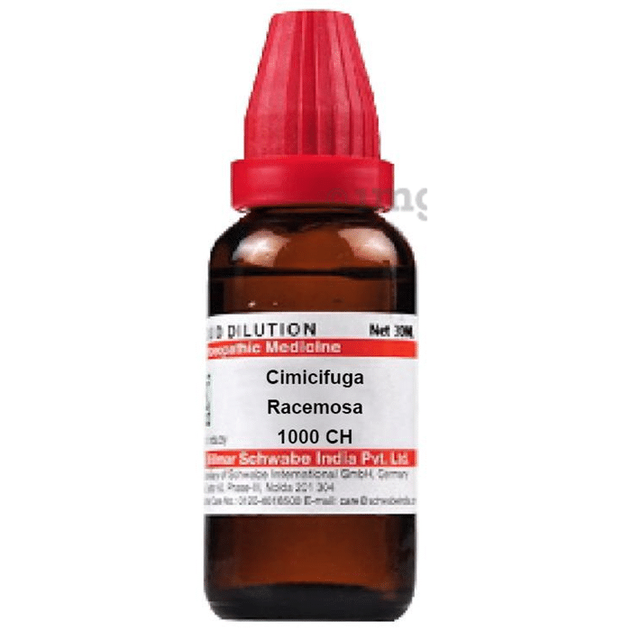 Dr Willmar Schwabe India Cimicifuga Racemosa Dilution 1000 CH